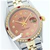 Image 1 : Rolex Ladies Two Tone 14K Gold/SS, Diam Dial & Diam/Ruby Bezel, Saph Crystal - REF-363M3H