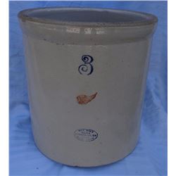 Red Wing 3 gal. crock, 2" wing