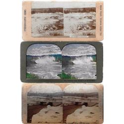 11 Yellowstone Park stereo-views by F. J. Haynes