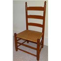 Wicker seat youth  chair