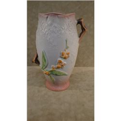 Roseville Bittersweet grey vase, #883-8", 1940's, mint