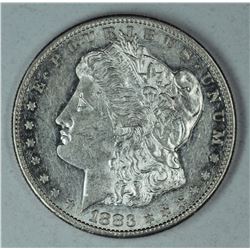 1883 S Morgan dollar, AU58