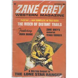 3 books: Zane Gray Western Magazine: Vol. 1. No. 1.; The Border Legion rare;  The U. P. Trail,all Ha
