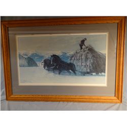 Smith, Tucker, Winter Chores, 16" x 28", framed, #656/850