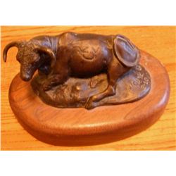 Dye, J. C., Bronze Hereford bull, Moose, 2/10