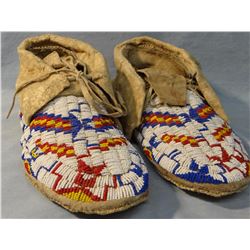 Plains Indian moccasins, adult size