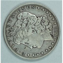 1888 O Morgan dollar, VAM 4 “Hot Lips” F12