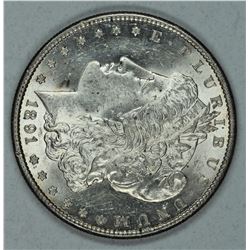 1891 S Morgan dollar, MS62