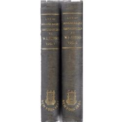 2 books: Life of Joseph Brant, Thayendanegea by William Stone: Pub. by Alexander Blake in 1838: Illu