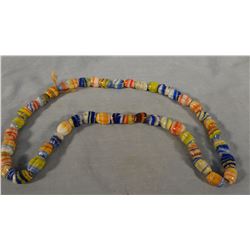 Indian chevron trade beads