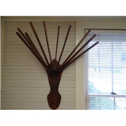 The American Wringer Co. clothes wringer, 23" h.