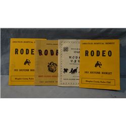 1948-1957 rodeo programs, White Sulphur Springs, MT