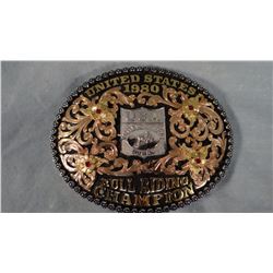 US 1980 Champion Bull Rider buckle
