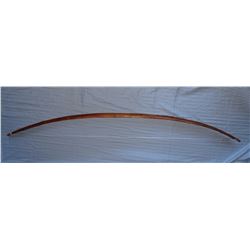 Hand made wooden bow, yew wood, NE Washington