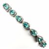 Image 1 : Natural Pear Neon Green Apatite 92 Carats Bracelet