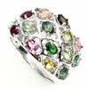 Image 1 : Natural Oval  Fancy Tourmaline 37 Carats Ring