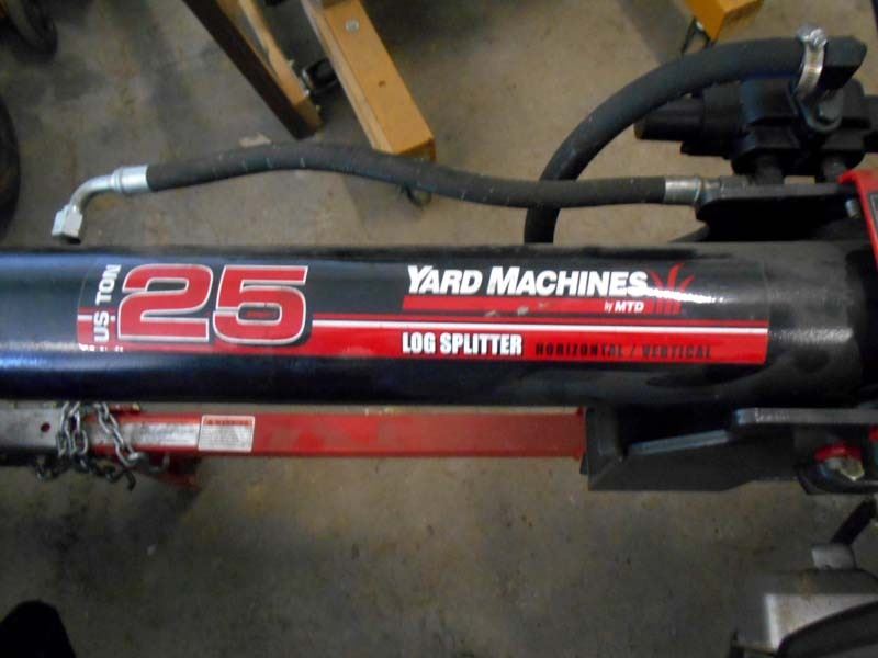 Yard Machine 25 Ton Vertical/Horizontal Wood Splitter
