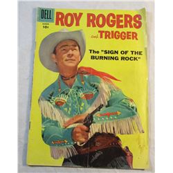 1958 Roy Rogers and Trigger The "Sign of the Burning Rock" Comic Book Volume 1  No. 123