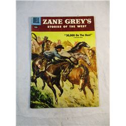 Zane Greys Storeis of the West 30,000 on the Hoof a Picturized Edition Dell Comic 1957