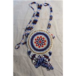 Vintage Native American Beaded Medallion