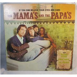 Vintage the Mama's and the Papa's If You Can Believe Your Eyes and Ears LP Vinyl Record