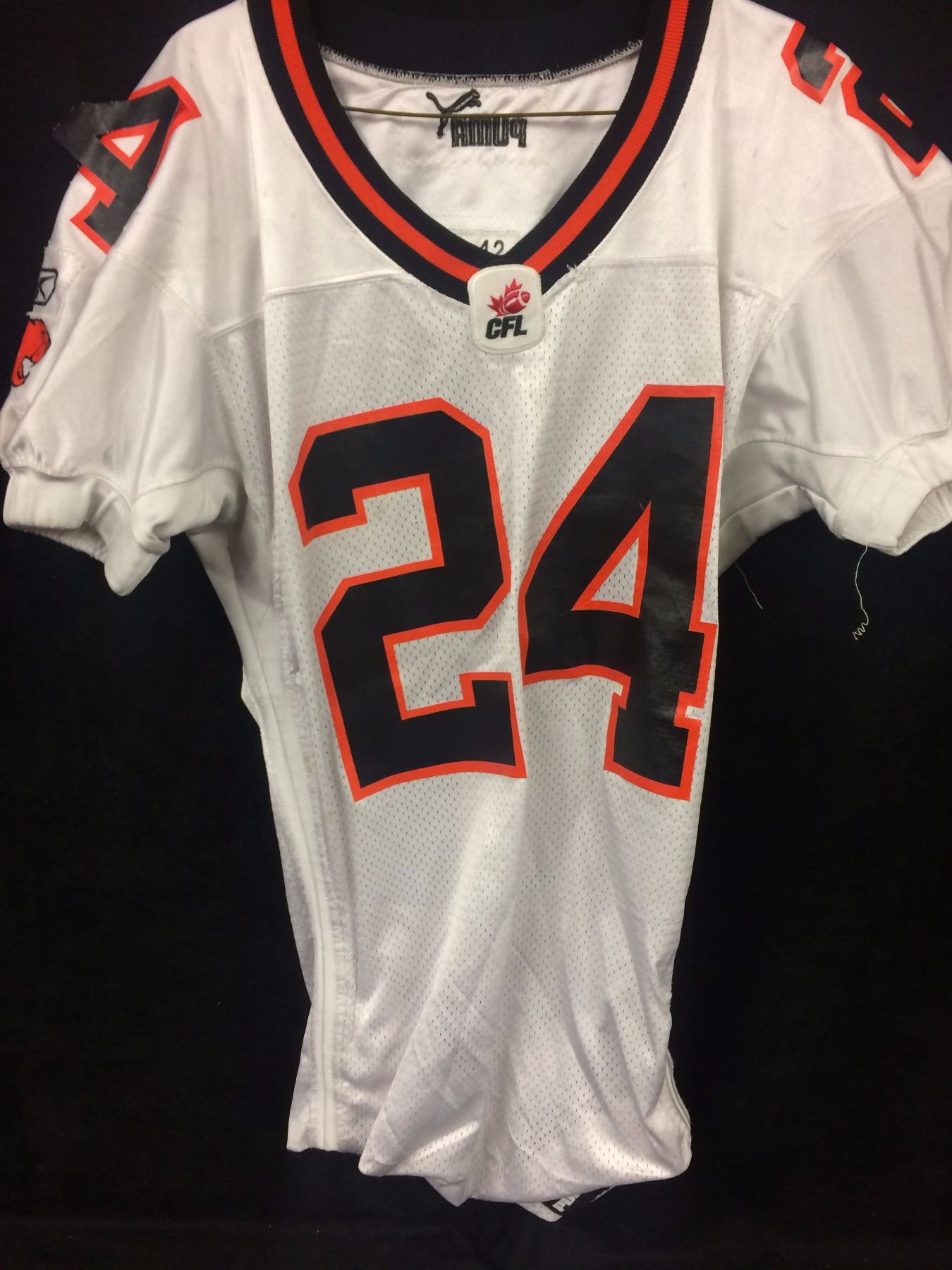 BC LIONS GAME WORN JERSEY (AUSTIN)