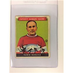 1933 Goudey Sport Kings Howie Morenz #24