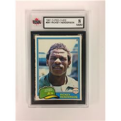 1981 O-PEE-CHEE #261 RICKEY HENDERSON (8 NMM) KSA