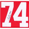 Image 2 : Fred Dean Signed 49ers Throwback Jersey Inscribed "HOF 08" (JSA COA)