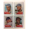 Image 1 : VINTAGE BASEBALL CARD LOT (RIZZUTO, MARTIN, MANTLE, PAIGE)