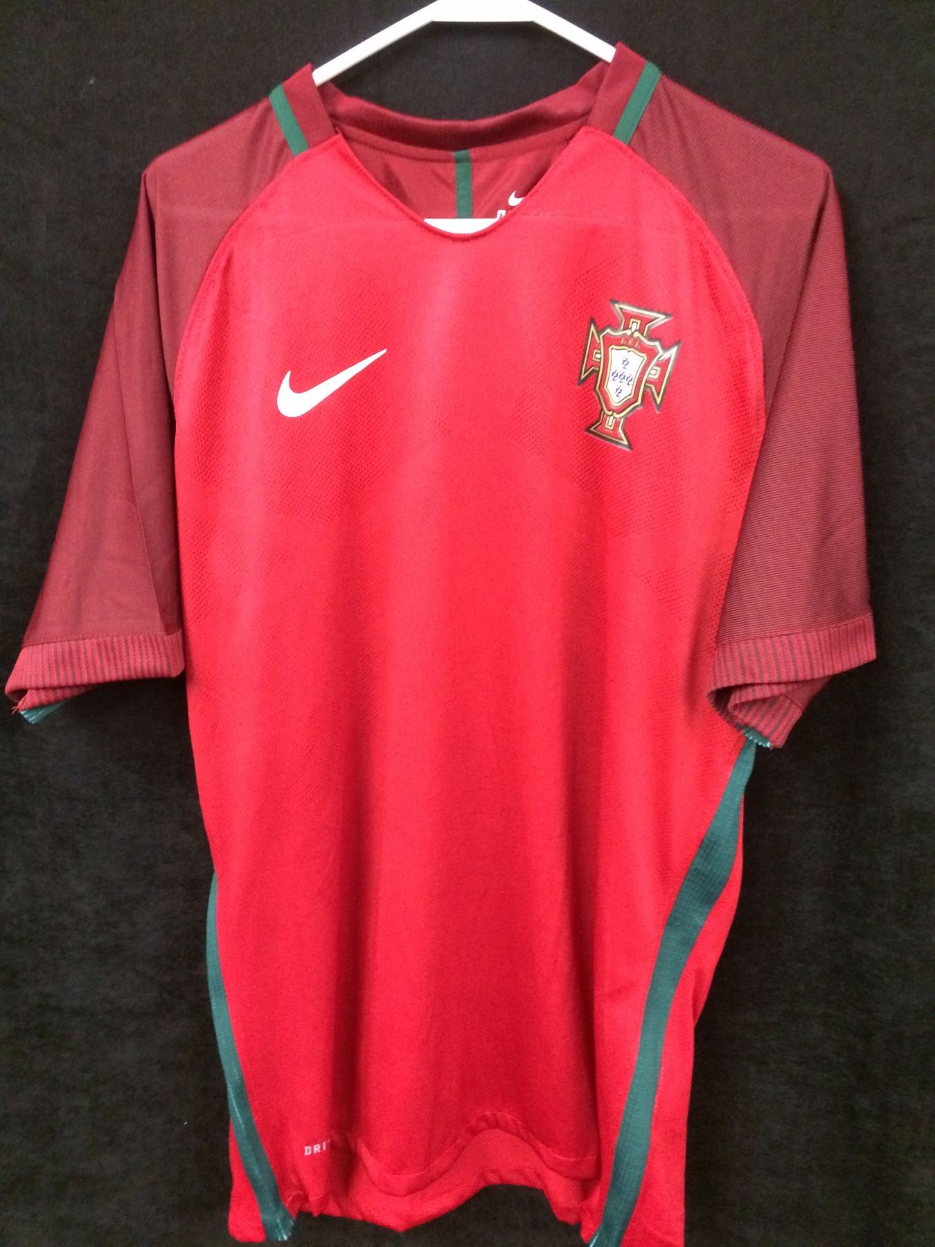 CRISTIANO RONALDO AUTOGRAPHED SIGNED PORTUGAL JERSEY NIKE AUTHENTIC