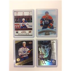 2017-18 TIM HORTONS CONOR MCDAVID HOCKEY CARDS LOT (INSERT CARDS)