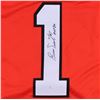 Image 2 : Bernie Parent Signed Flyers Jersey Inscribed "HOF 84" (JSA COA)