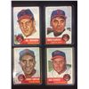 Image 1 : 1953 TOPPS BASEBALL CARD LOT (ROSEN, GARCIA, SIMPSON, KENNEDY)