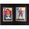 Image 1 : VINTAGE HOCKEY TRADING CARD LOT (BOBBY BAUN, PHILLIPE GOYETTE)