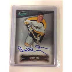 2006-07 Parkhurst Boston Bruins Hockey Card #89 Bobby Orr (AUTOGRAPHED)