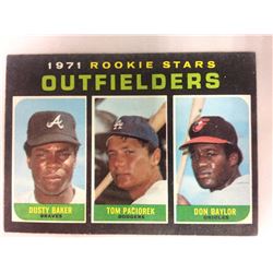 1971 Topps Set Break #709 Baylor/Baker (OUTFIELDERS)