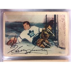 1953-54 Parkhurst Harry Lumley Maple Leafs