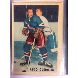 1953-54 Parkhurst ALDO GUIDOLIN NY RANGERS