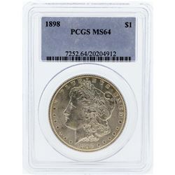 1898 PCGS MS64 Morgan Silver Dollar