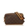 Image 1 : Louis Vuitton Monogram Canvas Leather Marly Crossbody Bag