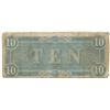 Image 2 : 1864 $10 The Confederate States of America Note T-68 CC