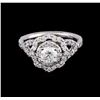 Image 2 : 1.25 ctw Diamond Ring - 14KT White Gold