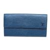 Image 1 : Louis Vuitton Blue Epi Leather Sarah Wallet