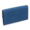 Image 2 : Louis Vuitton Blue Epi Leather Sarah Wallet