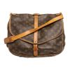 Image 1 : Louis Vuitton Monogram Canvas Leather Saumur 35 cm Messenger Bag