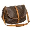 Image 2 : Louis Vuitton Monogram Canvas Leather Saumur 35 cm Messenger Bag