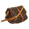 Image 3 : Louis Vuitton Monogram Canvas Leather Saumur 35 cm Messenger Bag