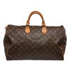 Image 1 : Louis Vuitton Monogram Canvas Leather Speedy 40 cm Bag