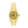 Image 1 : Rolex 18KT Yellow Gold Ladie's Presidential Wristwatch